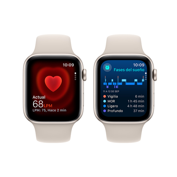 Apple watch se gps 44mm starlight aluminum starlight sport band 5