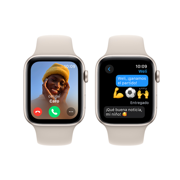 Apple watch se gps 44mm starlight aluminum starlight sport band 4