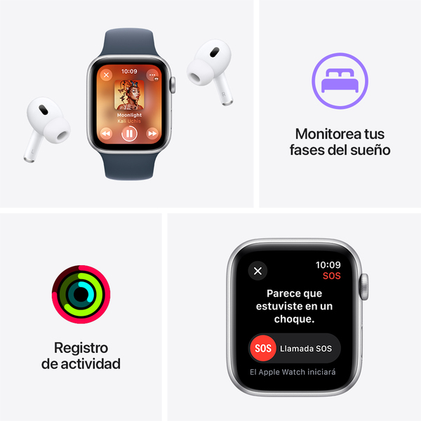 Apple watch se gps 44mm starlight aluminum starlight sport loop 7