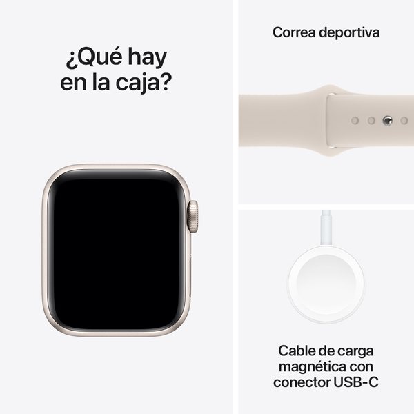 Apple watch se lte 40mm starlight aluminum starlight sport band 8