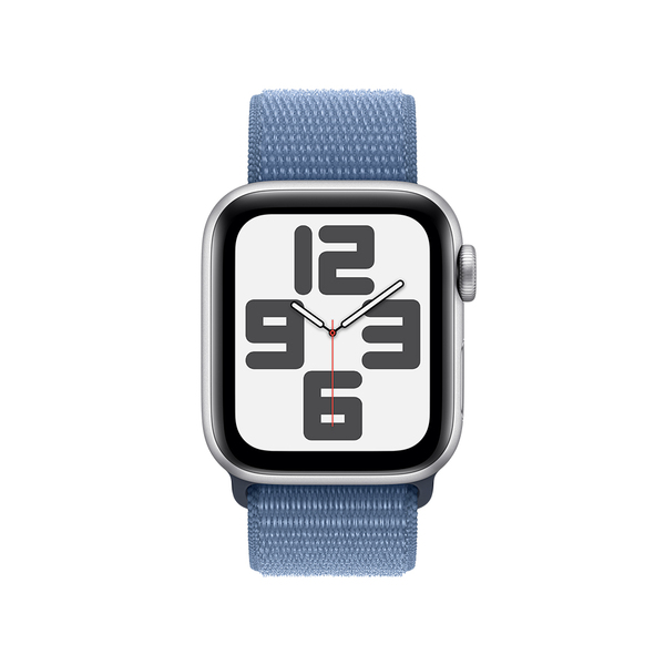Apple apple watch se lte 40mm silver aluminum winter blue sport loop 2