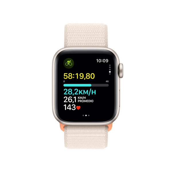 Apple apple watch se lte 40mm starlight aluminum starlight sport loop 6