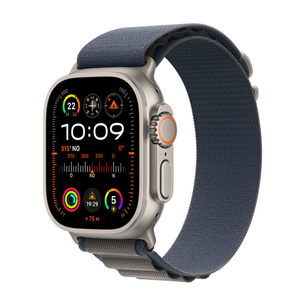 Apple watch ultra2 lte lte 49mm titanium blue alpine loop 1