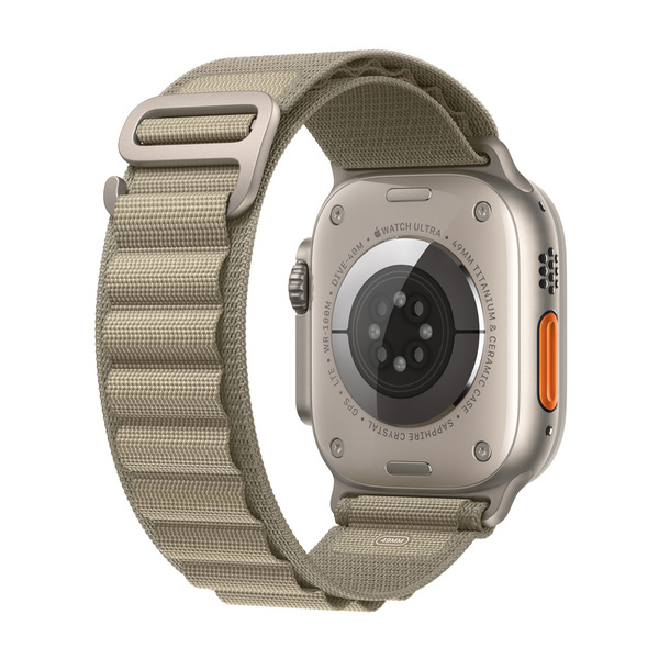 Apple watch ultra2 lte lte 49mm titanium olive alpine loop 3