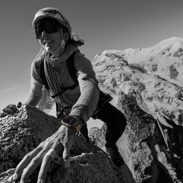 Apple watch ultra2 lte lte 49mm titanium beige orange trail loop 7