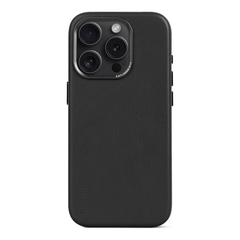 Funda de cuero Decoded Back Cover para iPhone 15 Pro con MagSafe