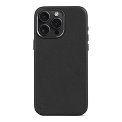 Funda de cuero Decoded Back Cover para iPhone 15 Pro Max con MagSafe