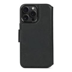 Funda folio de cuero Decoded Detachable Wallet para iPhone 15 Pro Max con MagSafe