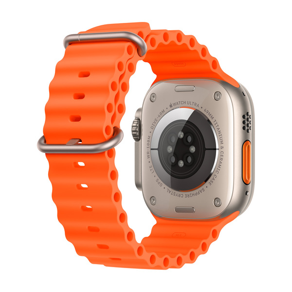 Apple watch ultra band ocean orange 4