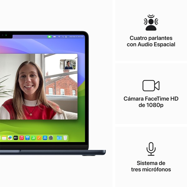 Apple macbook air 13 in m3 midnight 6