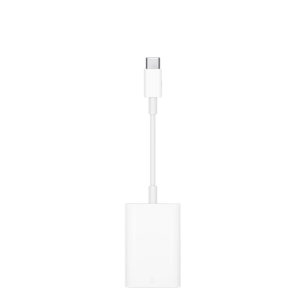 Adaptador de USB-C a lector de tarjetas SD Apple