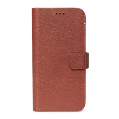 Funda folio de cuero Decoded Detachable Wallet para iPhone 12