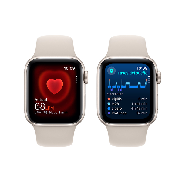 Apple watch se gps 40mm starlight aluminum starlight sport band 5