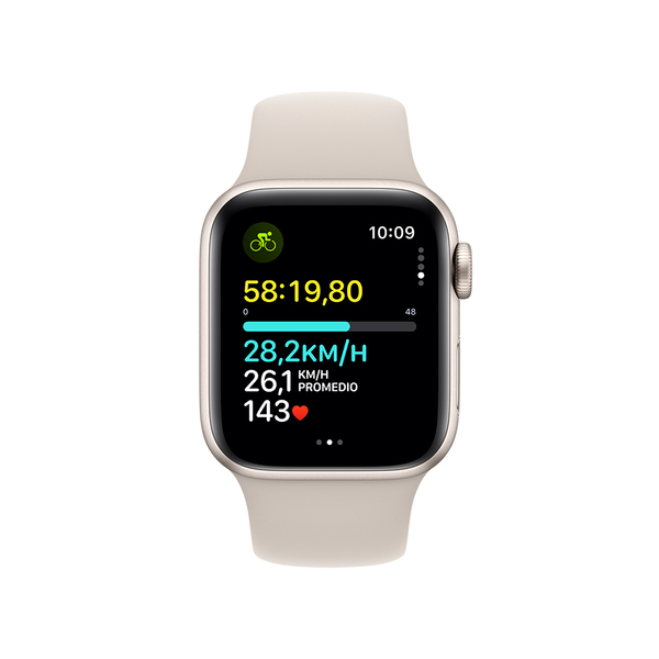Apple watch se gps 40mm starlight aluminum starlight sport band 6