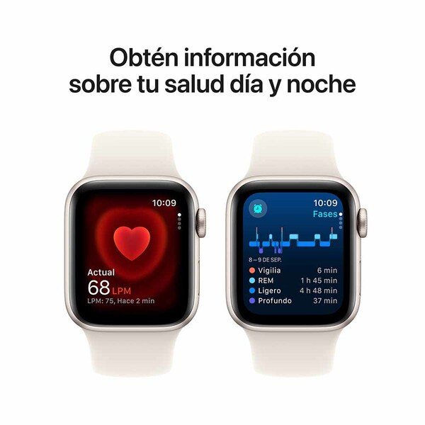 Apple watch se 40mm gps starlight aluminum sport band starlight 5
