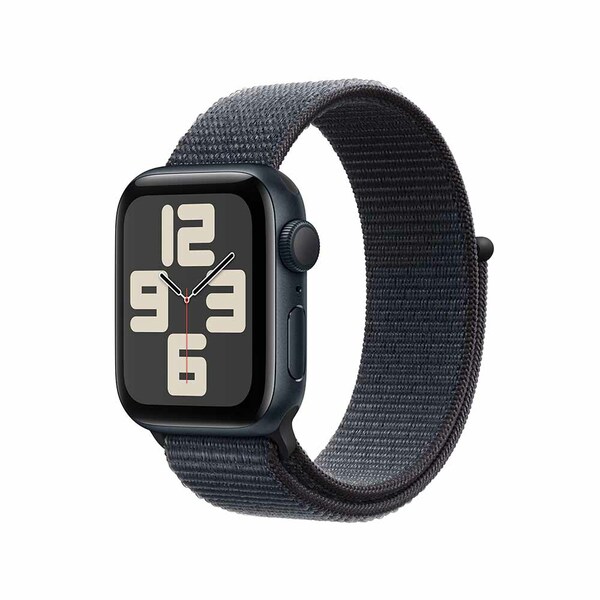 Apple watch se 40mm gps midnight aluminum sport loop ink 1
