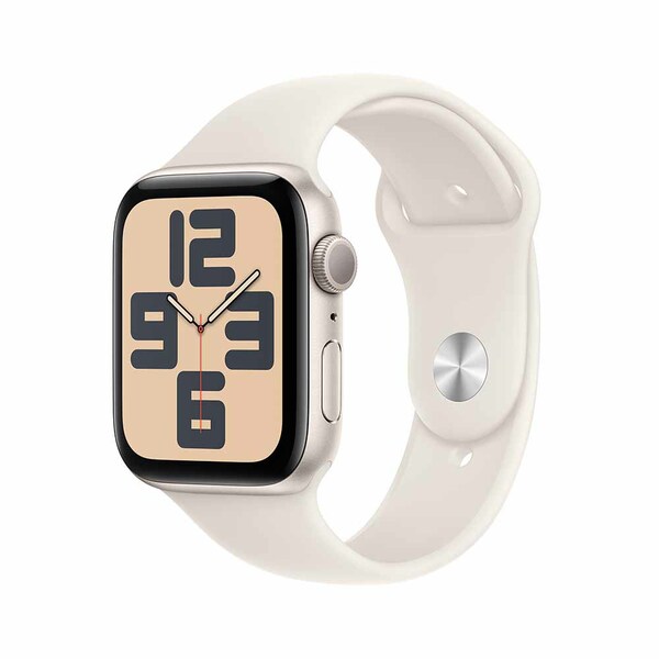 Apple watch se 44mm gps starlight aluminum sport band starlight 1