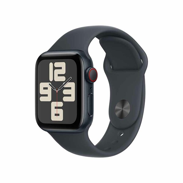 Apple watch se 40mm lte midnight aluminum sport band midnight 1