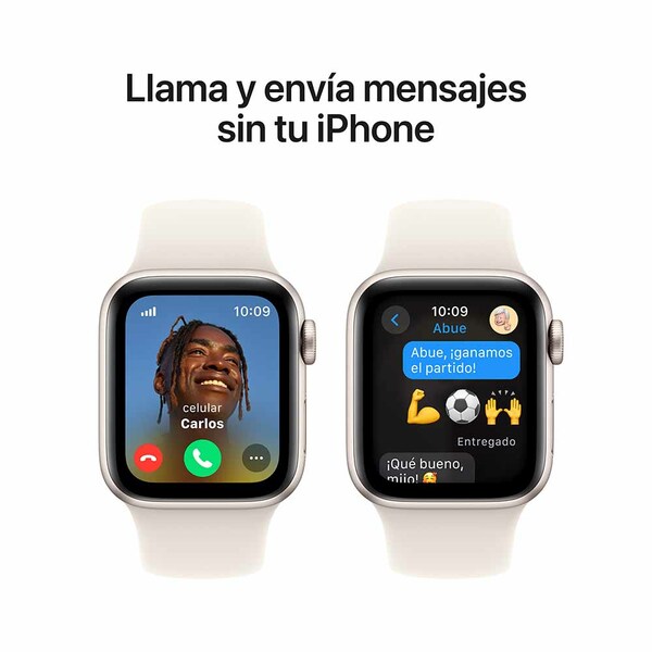 Apple watch se 40mm lte starlight aluminum sport band starlight 4