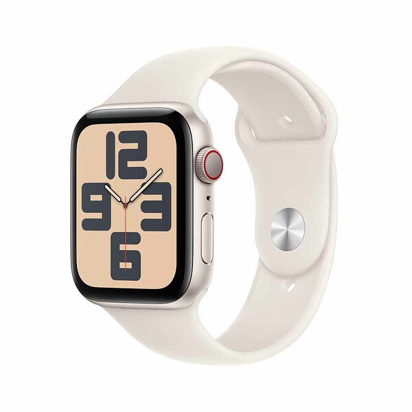 Apple watch se lte 44mm starlight aluminum starlight sport band 1