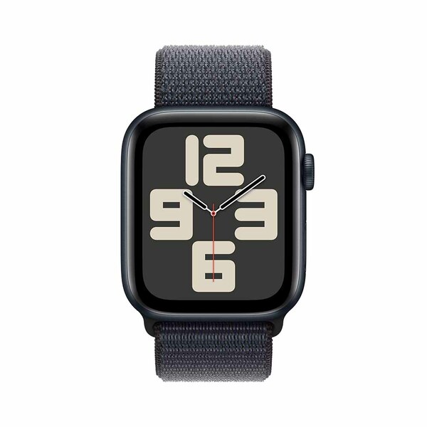 Apple watch se 44mm lte midnight aluminum sport loop ink 2