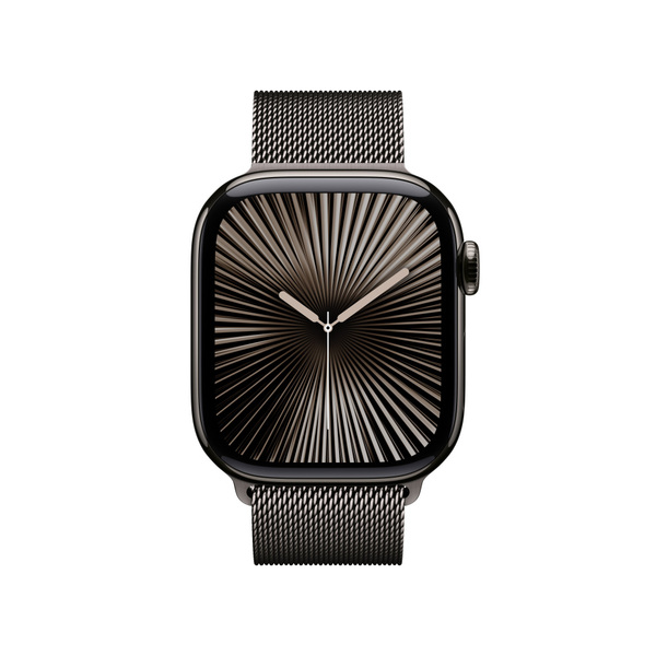 Apple watch series 10 42mm lte slate titanium milanese loop slate 2