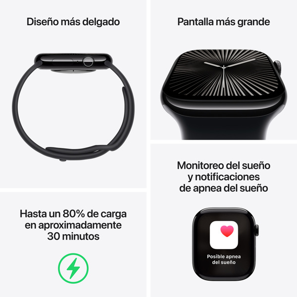 Apple watch series 10 42mm lte slate titanium milanese loop slate 3