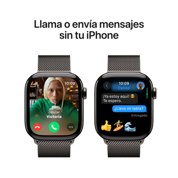 Apple watch series 10 42mm lte slate titanium milanese loop slate 7