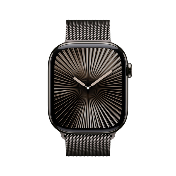 Apple watch series 10 46mm lte slate titanium milanese loop slate 2