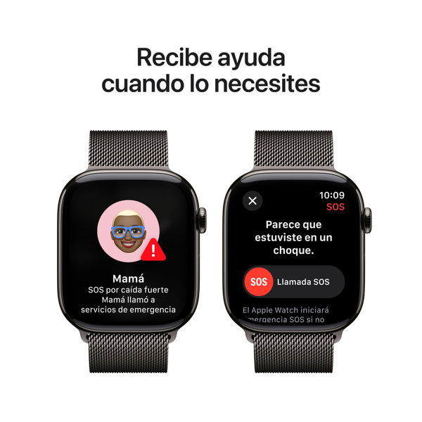 Apple watch series 10 46mm lte slate titanium milanese loop slate 6