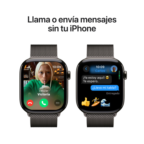 Apple watch series 10 46mm lte slate titanium milanese loop slate 7
