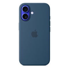 Funda de silicona Apple para iPhone 16 con MagSafe