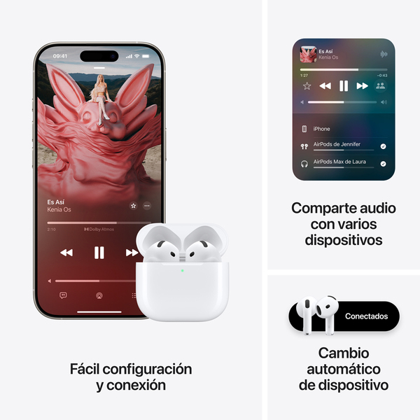 Apple airpods 4 with active noise cancellation 8