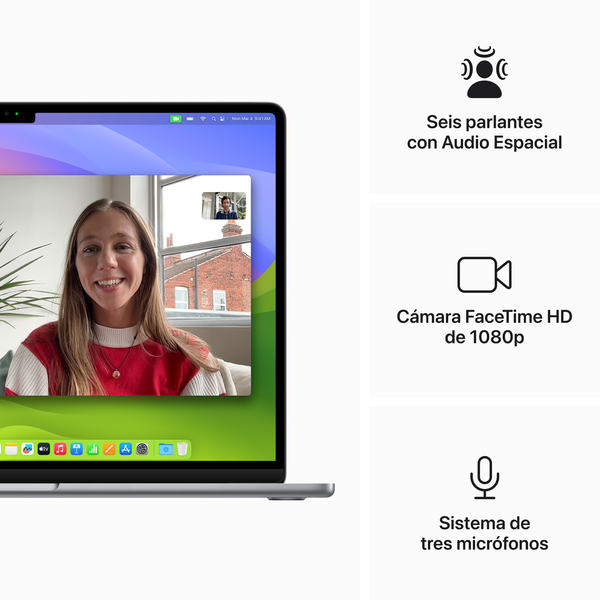 Apple macbook air 15 in m3 space gray 6