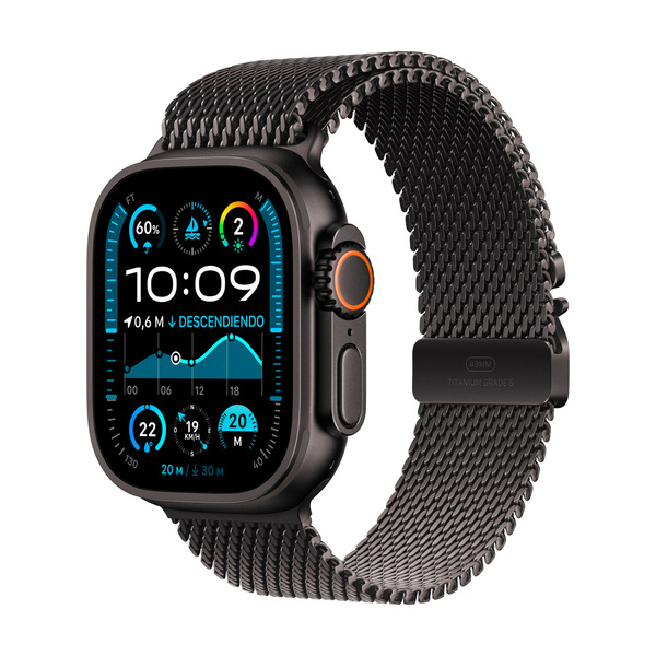 Apple titanium milanese black 2