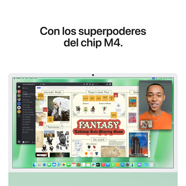 Apple imac m4 chip 4 port 24 in green 6