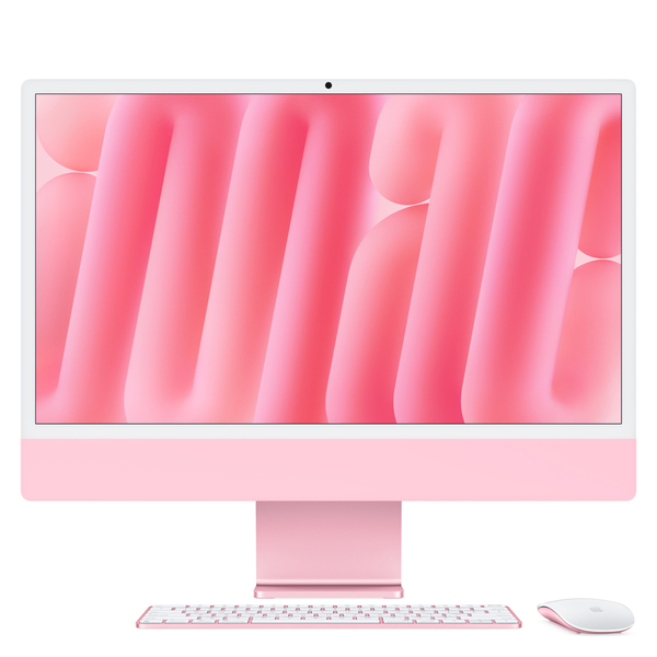 Apple imac m4 chip 4 port 24 in pink 1