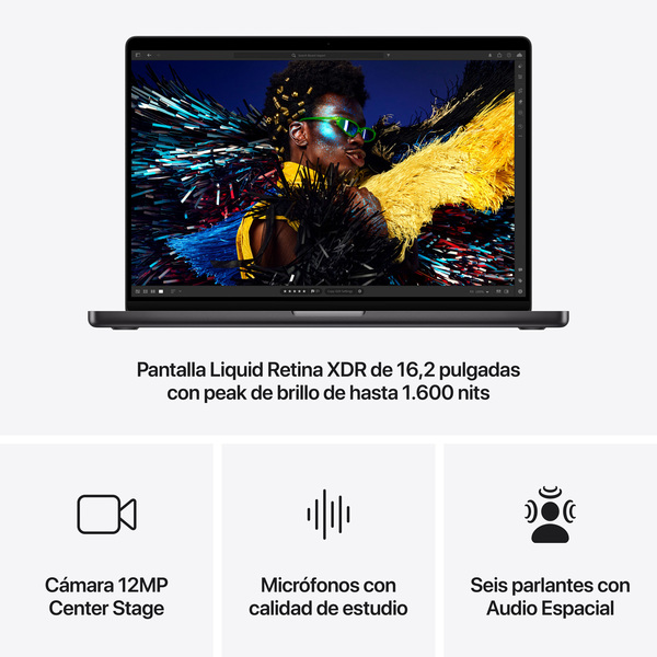 Apple macbook pro 16 inch m4 pro or max chip space black 6