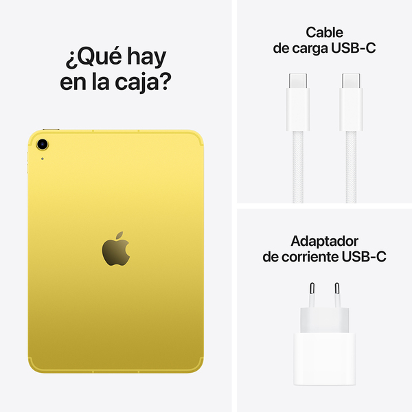 Apple ipad a16 cellular yellow 8