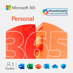 Microsoft 365 Personal (Suscripción por 1 año)