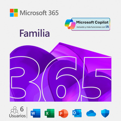 Microsoft 365 Familia (Suscripción por 1 año)