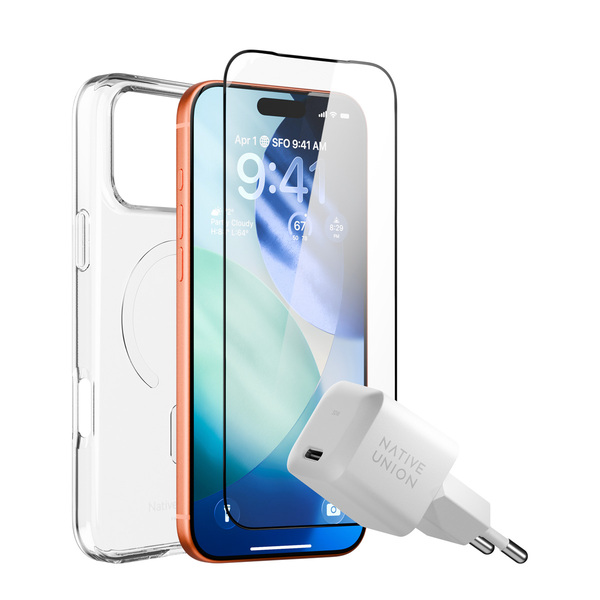 Kit inicial Native Union (Re)Clear para iPhone 17 Pro Max