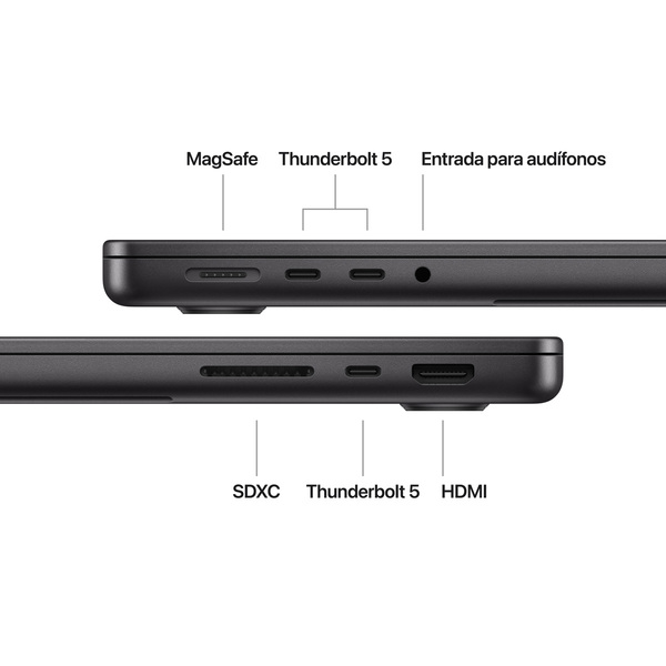 Apple macbook pro 14 inch m4 pro or max chip space black 7