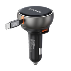 Cargador para auto USB-A / USB-C de 81 W con cable USB-C integrado Gmode