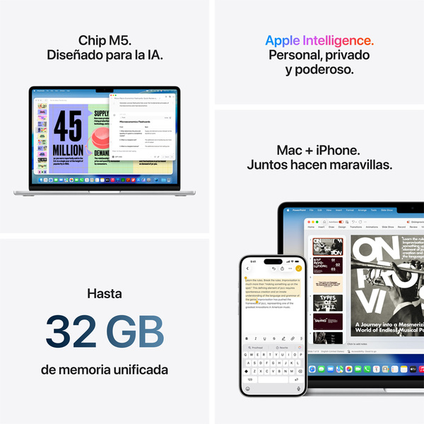 Apple macbook air 15 in m5 silver 8