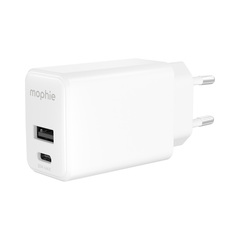 Cargador USB-C y USB-A mophie essentials 30W