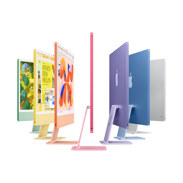 Apple imac m4 chip 4 port 24 in silver 4