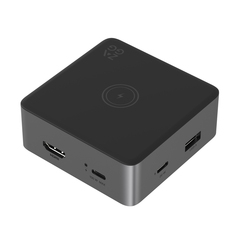 Hub USB-C de 4 puertos con cargador inalámbrico ZAGG