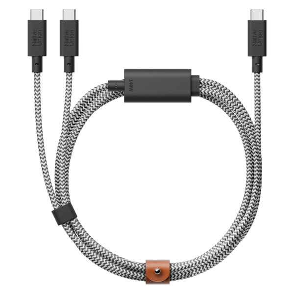 Cable de carga USB-C 2 en 1 Native Union Belt de 2 m