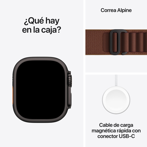 Apple watch ultra 4 49mm gps plus cellular black titanium alpine loop burgundy 08